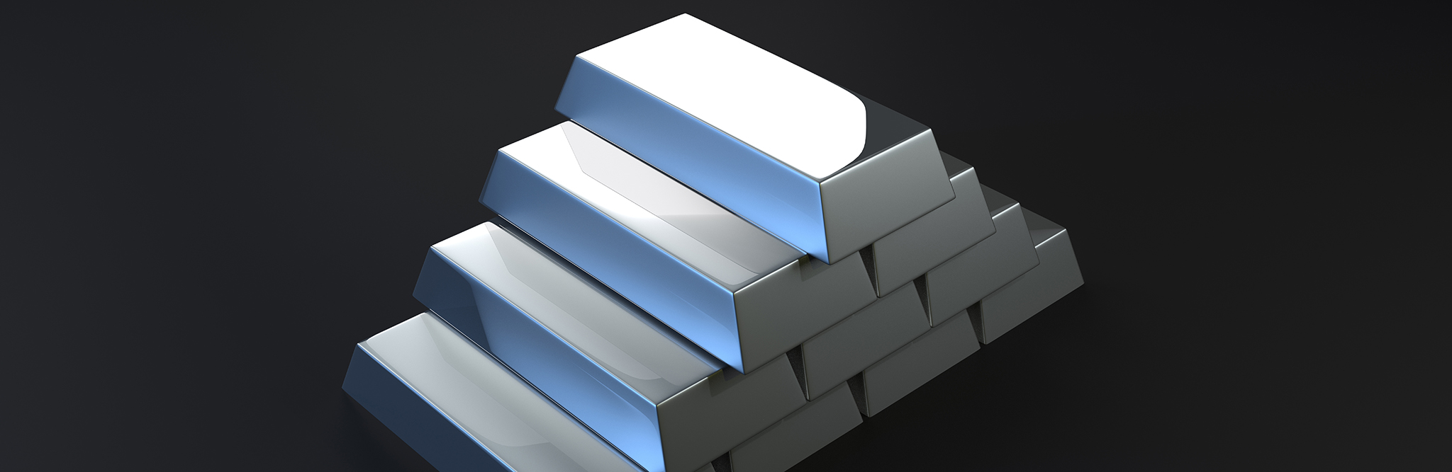 Silver Bars,3d Silverrender (3d Rendering)